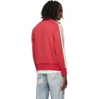 Palm Angels Red Classic Logo Track Jacket