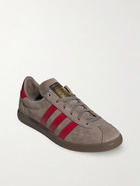 adidas Originals - Lone Star Leather-Trimmed Suede Sneakers - Brown