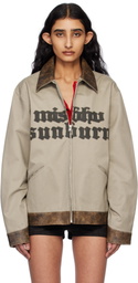 MISBHV Beige Sunburn Work Jacket
