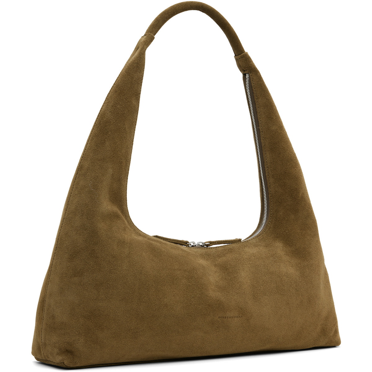 MARGESHERWOOD Khaki Suede Large Bag