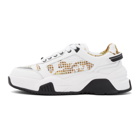 Versace Jeans Couture White Baroque Logo Stargaze Sneakers