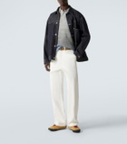 ERL Gradient mohair-blend polo sweater