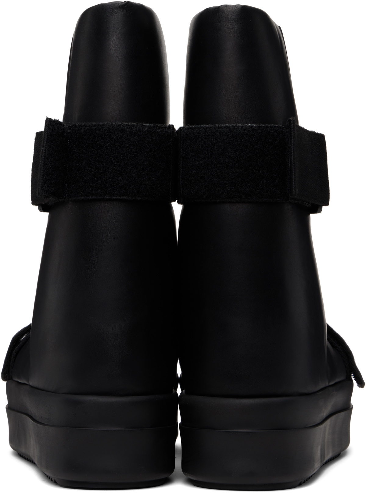 Rick Owens Black Hollywood Splint Sandals