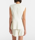 Veronica Beard Gillson cotton-blend twill vest