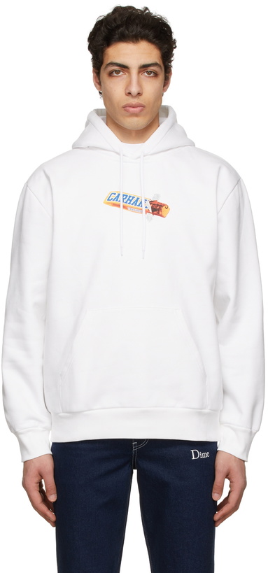 Photo: Carhartt Work In Progress White Chocolate Bar Hoodie