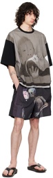 UNDERCOVER Black & Gray UC1D4807-1 T-Shirt