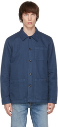 Nudie Jeans Blue Barney Worker Jacket