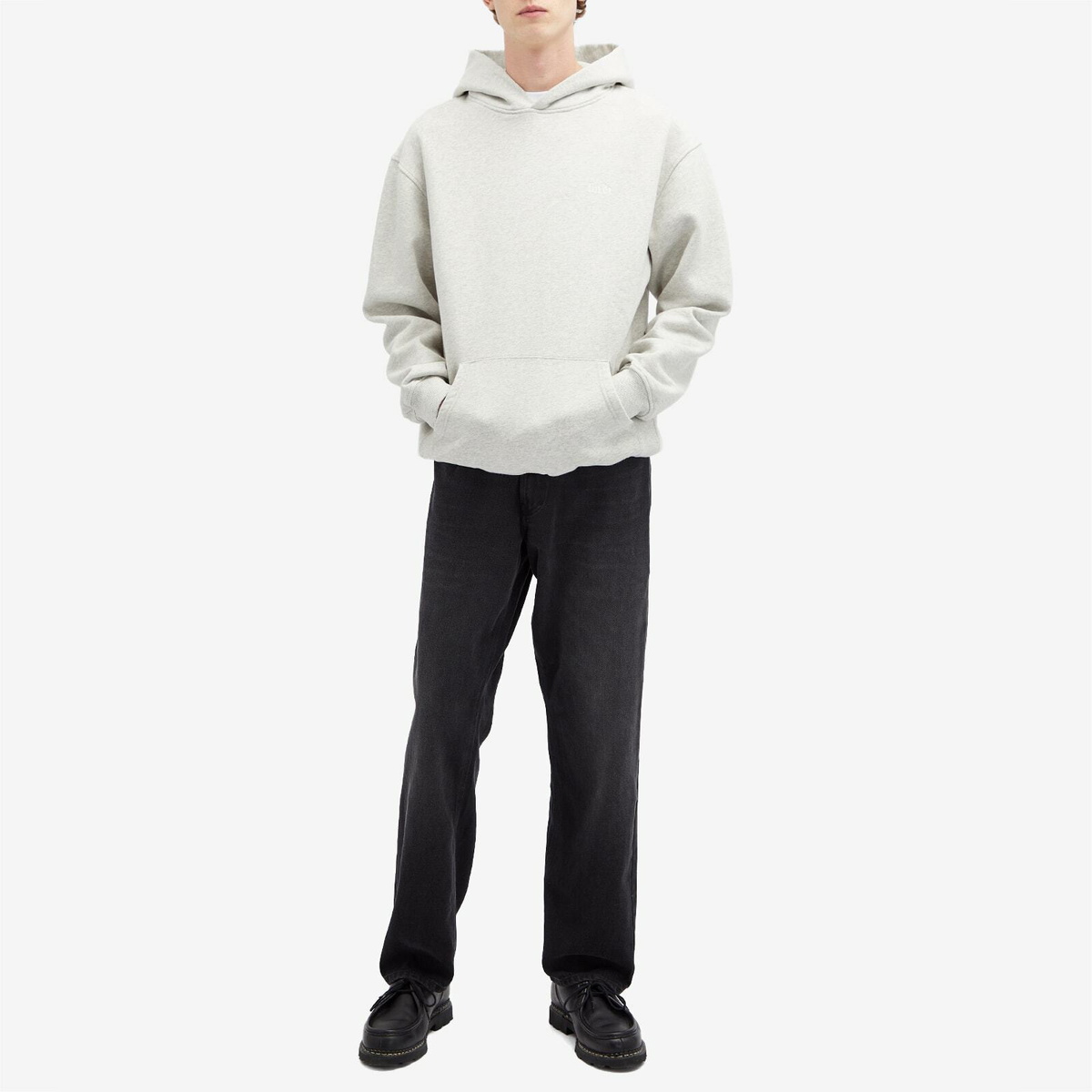 Foret Men's Noon Hoodie in Snow Melange