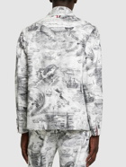 THOM BROWNE - Unconstructed Printed Cotton Blazer