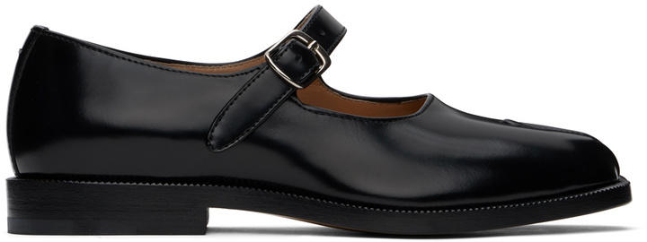 Photo: Maison Margiela Black Tabi Mary-Janes Ballerina Flats