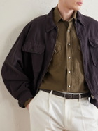 J. Mueser - Cotton Western Shirt - Brown