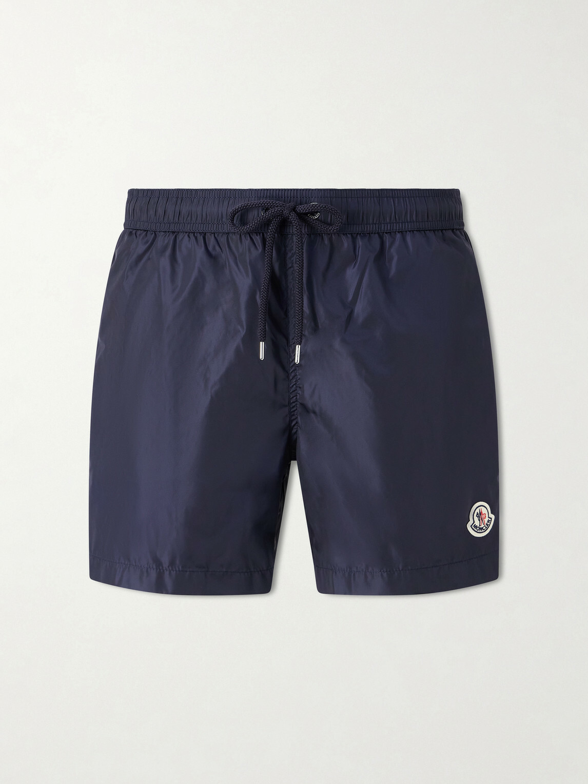 Moncler - Straight-Leg Mid-Length Swim Shorts - Blue