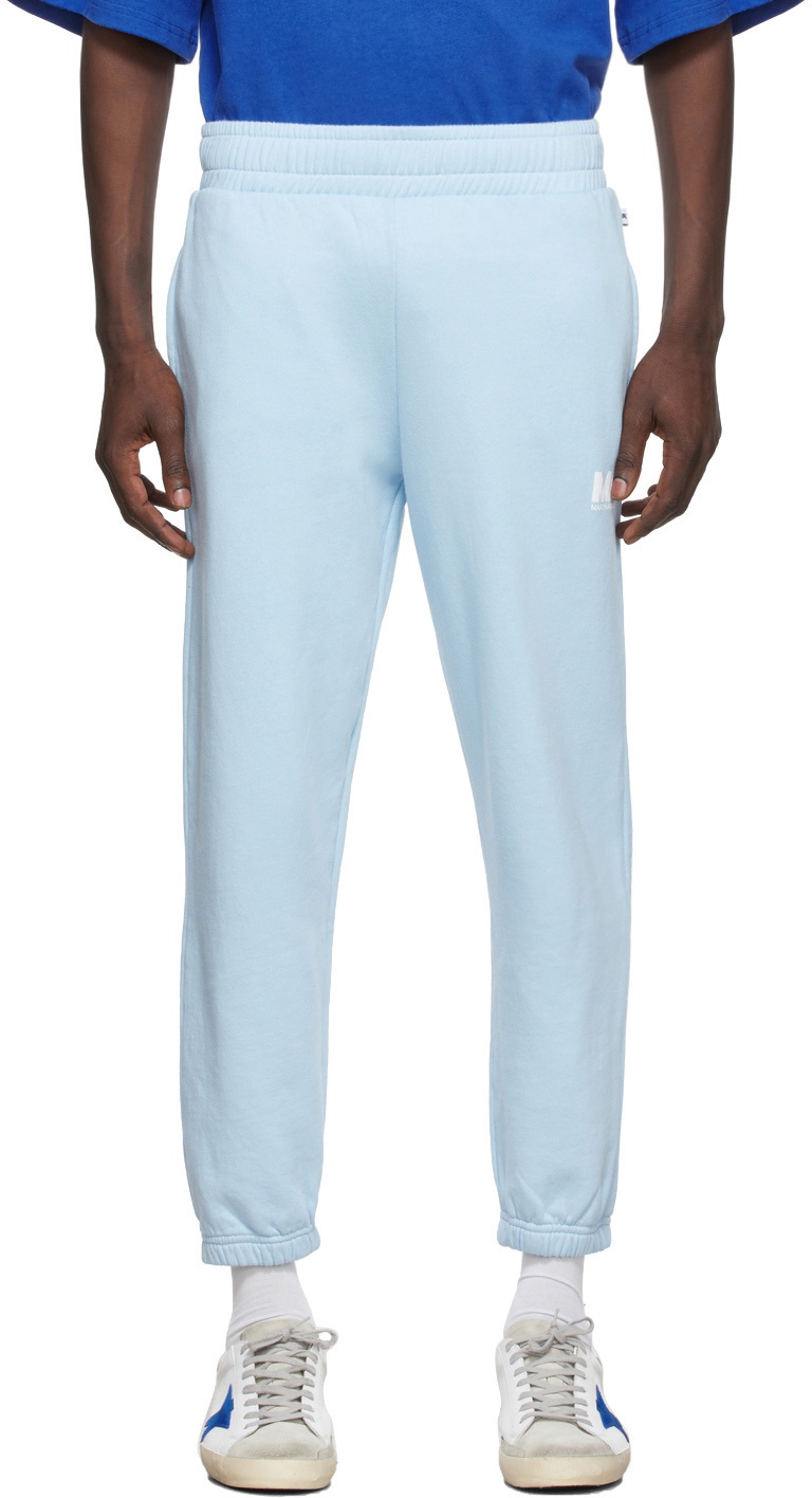 M.A. Martin Asbjørn SSENSE Exclusive Blue Logo Lounge Pants