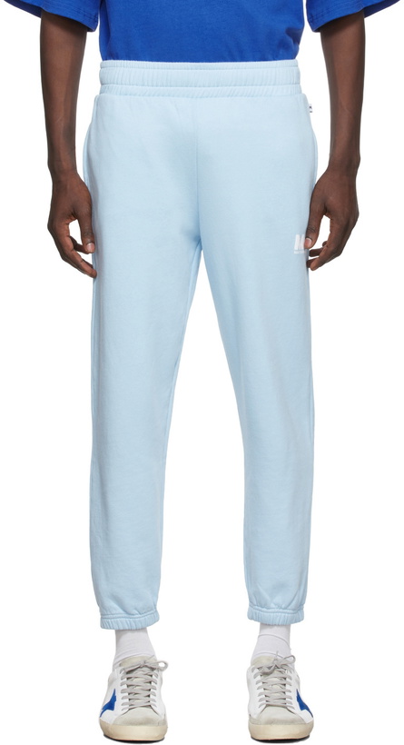 Photo: M.A. Martin Asbjørn SSENSE Exclusive Blue Logo Lounge Pants