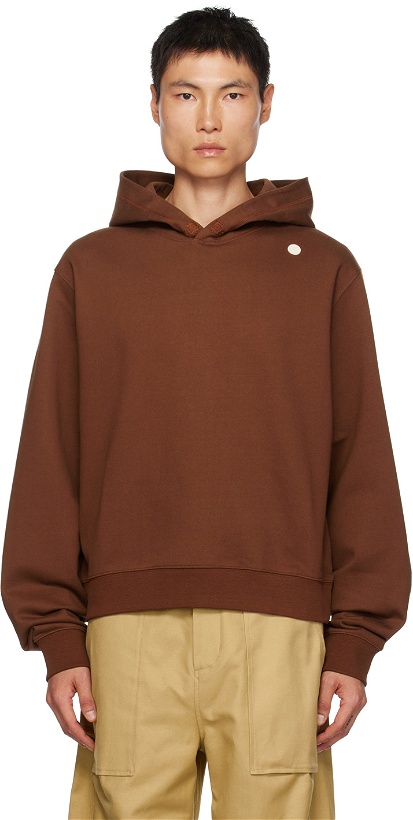 Photo: Recto Burgundy Patch Hoodie