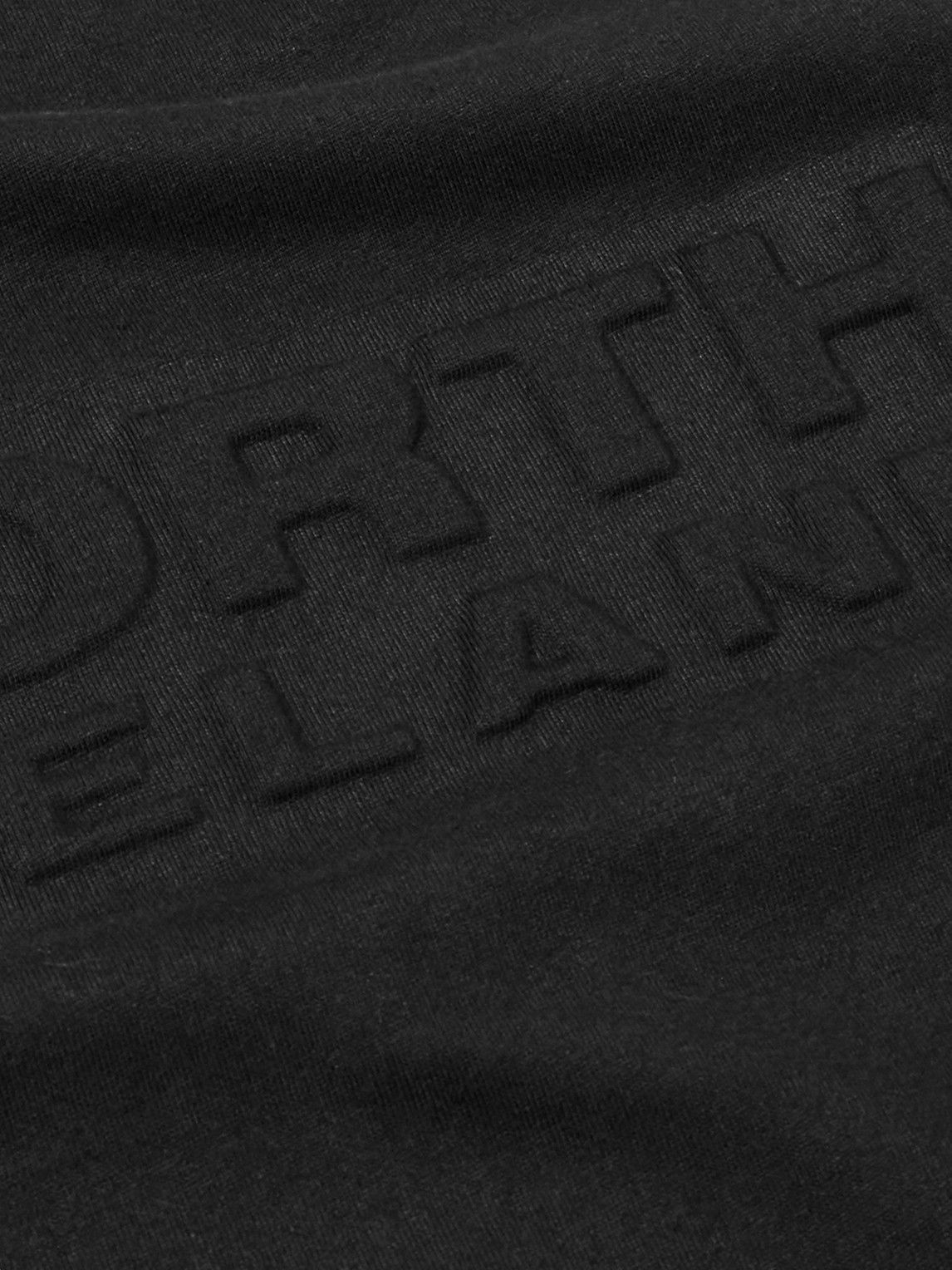 66 North - Blær Logo-Embossed Organic Cotton-Blend Tech-Jersey T-Shirt - Black