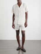 Derek Rose - Milan 31 Floral-Print Linen Pyjama Set - Neutrals
