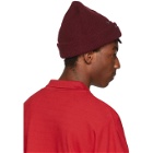 Acne Studios Red and Blue Reed Beanie
