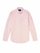 Portuguese Flannel - Belavista Button-Down Collar Pinstriped Cotton Oxford Shirt - Pink