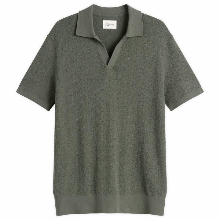 Photo: Ronning Men's Textured Polo Shirt in Sage