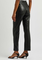 Nanushka Vinni Faux Leather Trousers Black