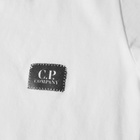 C.P. Company Undersixteen Women's Small Logo Tee in Gauze White
