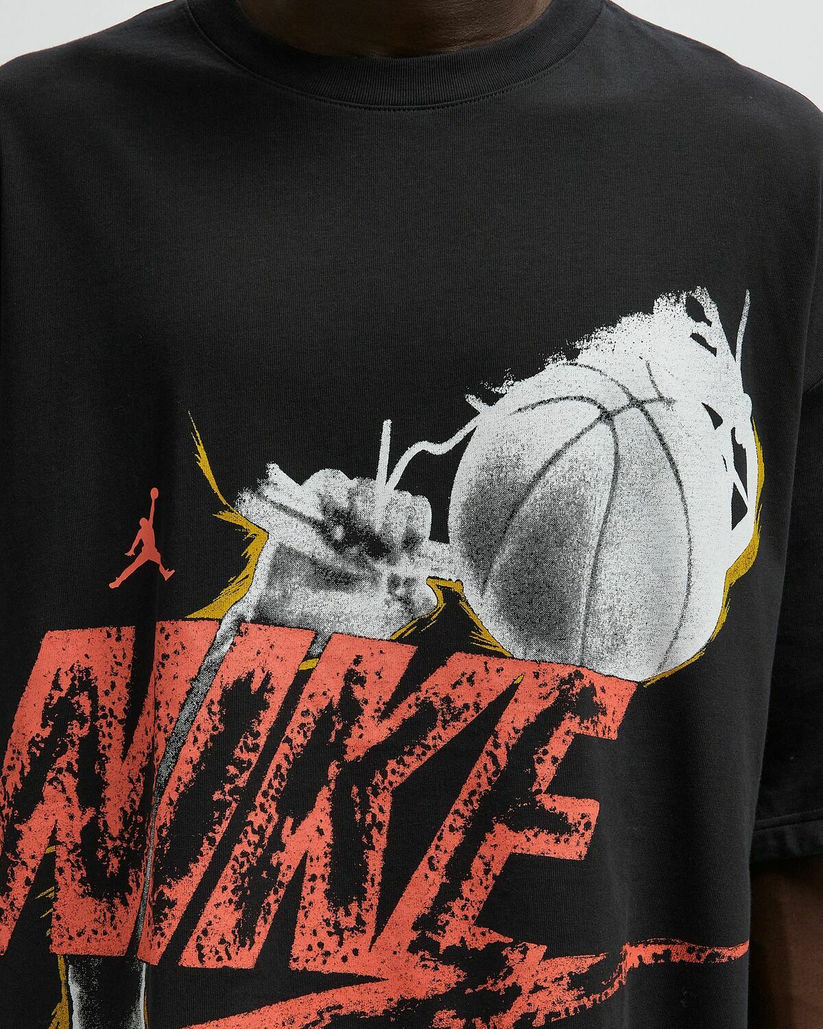 Jordan REISSUE OVERSIZED SHORTSLEEVE CREW Black Mens Shortsleefe