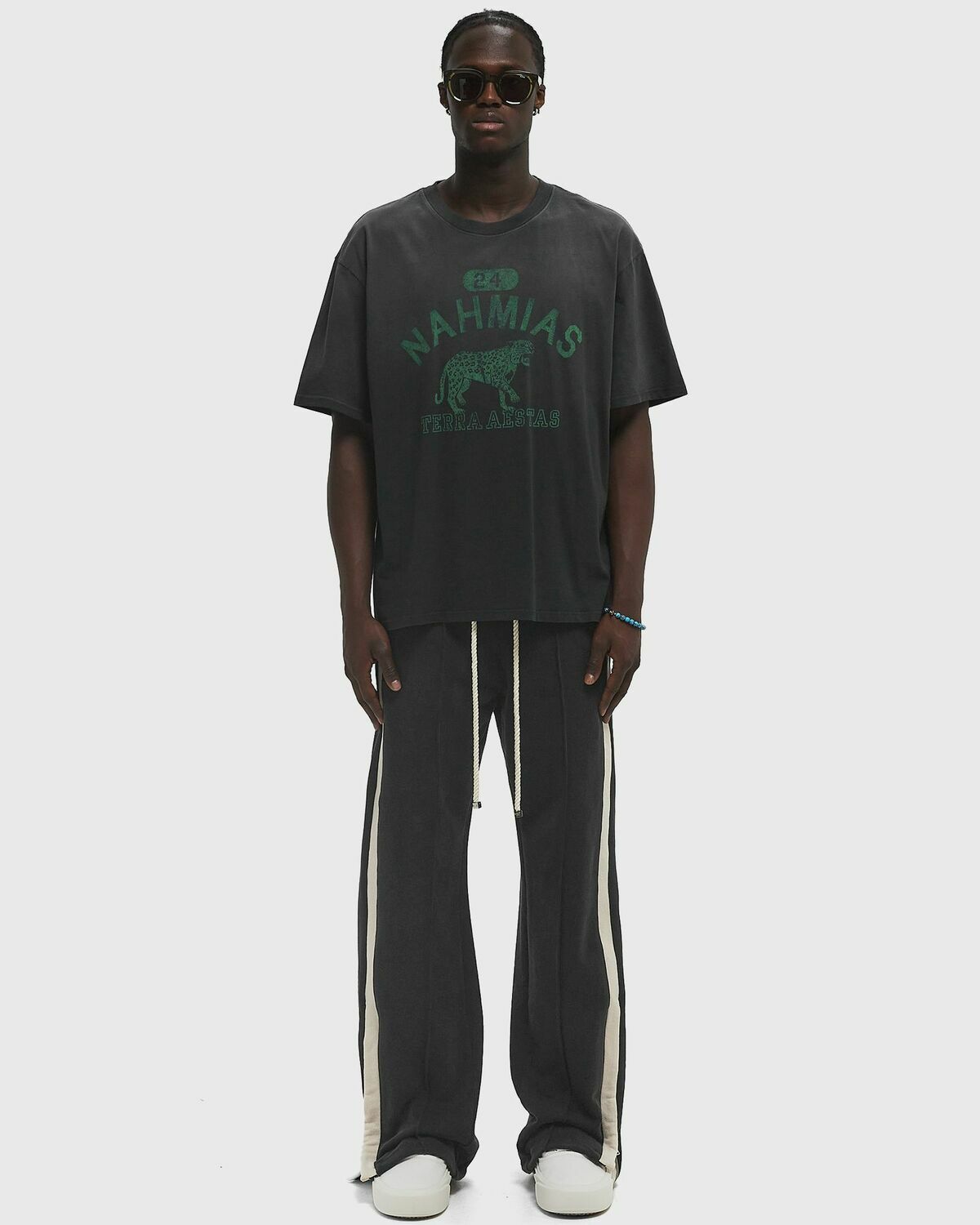 Nahmias Terraestiva Boxy T-shirt Black Mens Shortsleefe