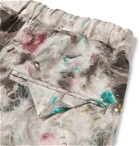Sasquatchfabrix. - Norihagashi Printed Cotton Shorts - Gray