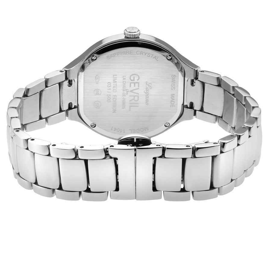Gevril Lugano Mother of Pearl Dial Ladies Watch 11047B