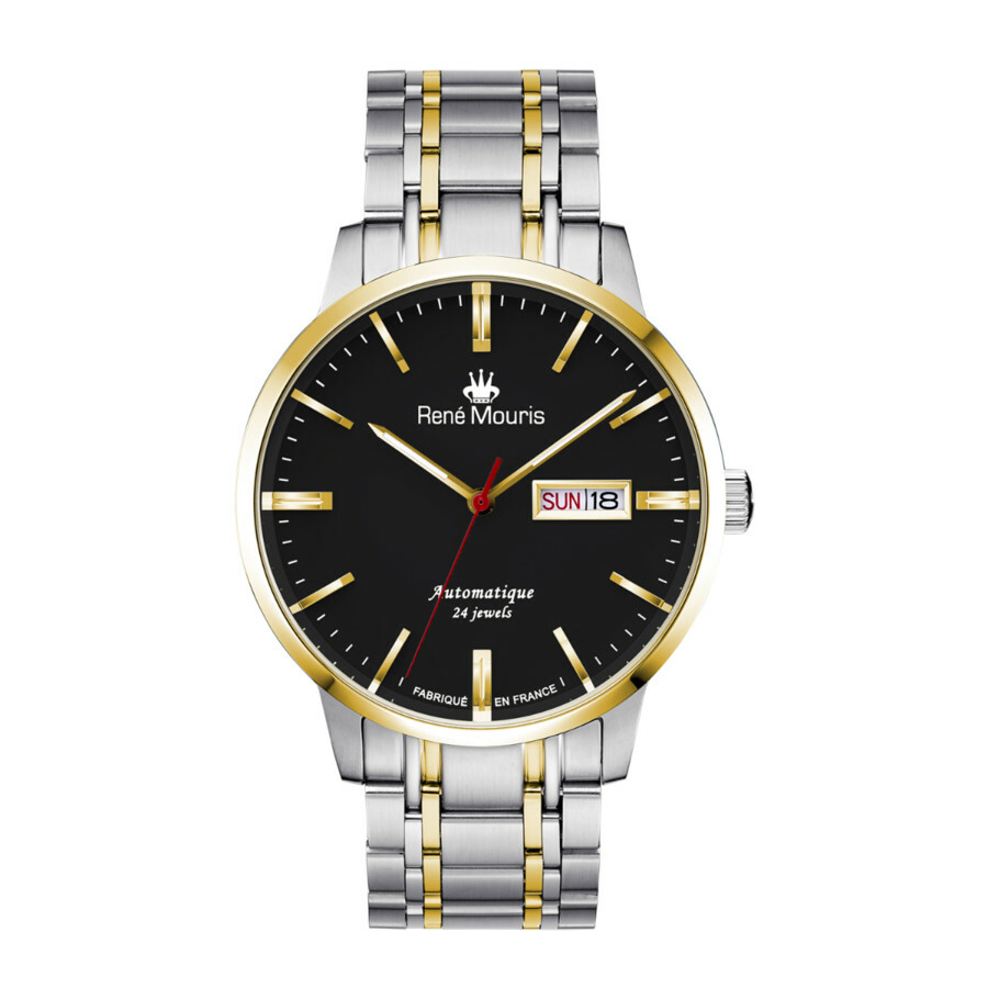 Rene Mouris Noblesse Automatic Black Dial Mens Watch 10107RM2
