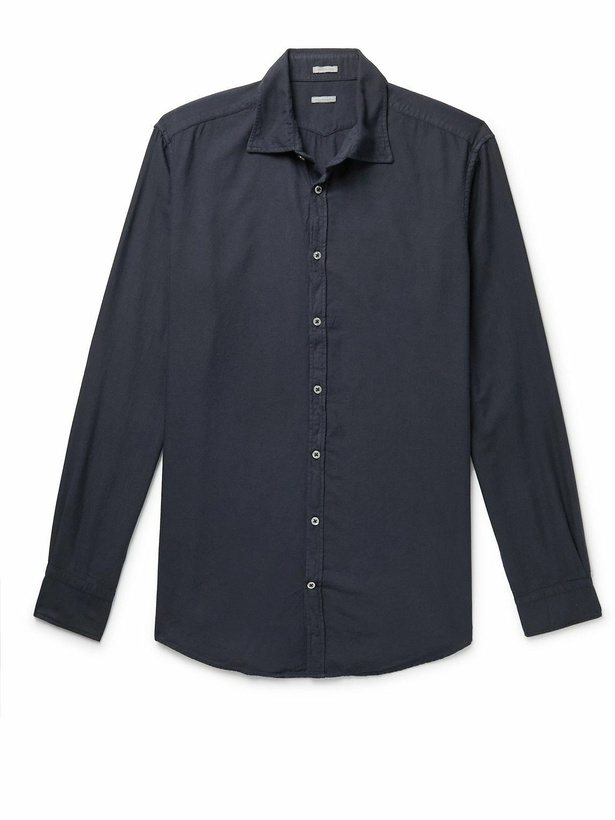 Photo: Massimo Alba - Vajella Twill Shirt - Blue