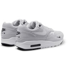 Nike - Air Max 1 Premium Leather-Trimmed Suede and Mesh Sneakers - Men - Gray