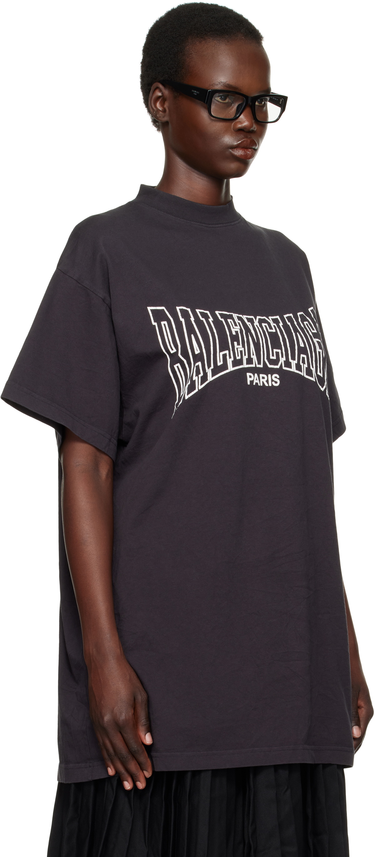 Balenciaga Black 'Balenciaga Boxing' Oversized T-shirt Balenciaga Black 'Balenciaga Boxing' Oversized T-shirt