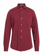 Drumohr Mens Shirt in Burgundy