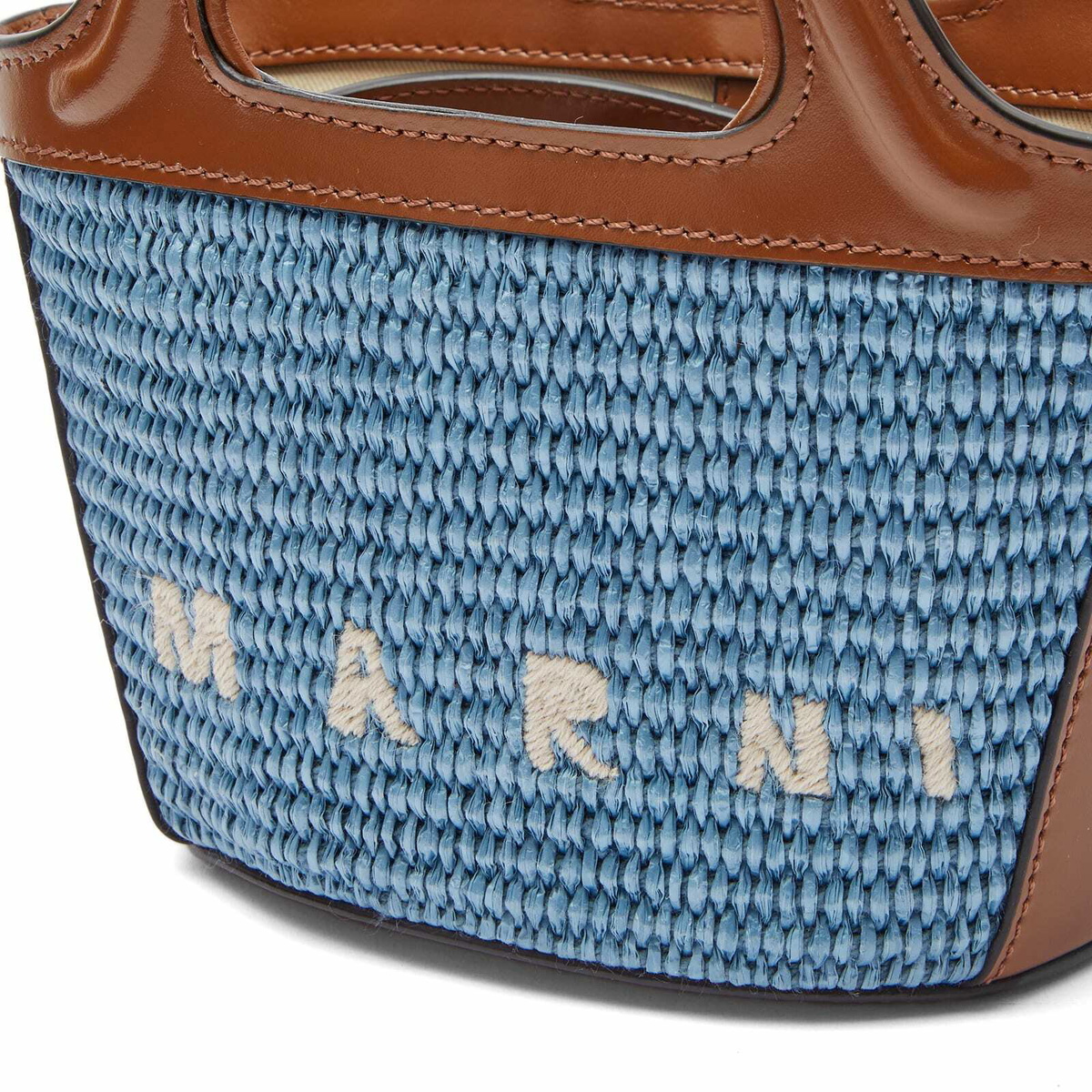 美品MARNI TROPICALIA BAG MICRO Marni - Micro Tropicalia Tote in Blue and Green | Mitchell