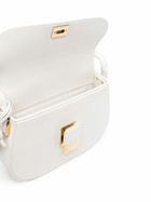 Bottega Veneta White Small Desiree Leather Cross Body Bag