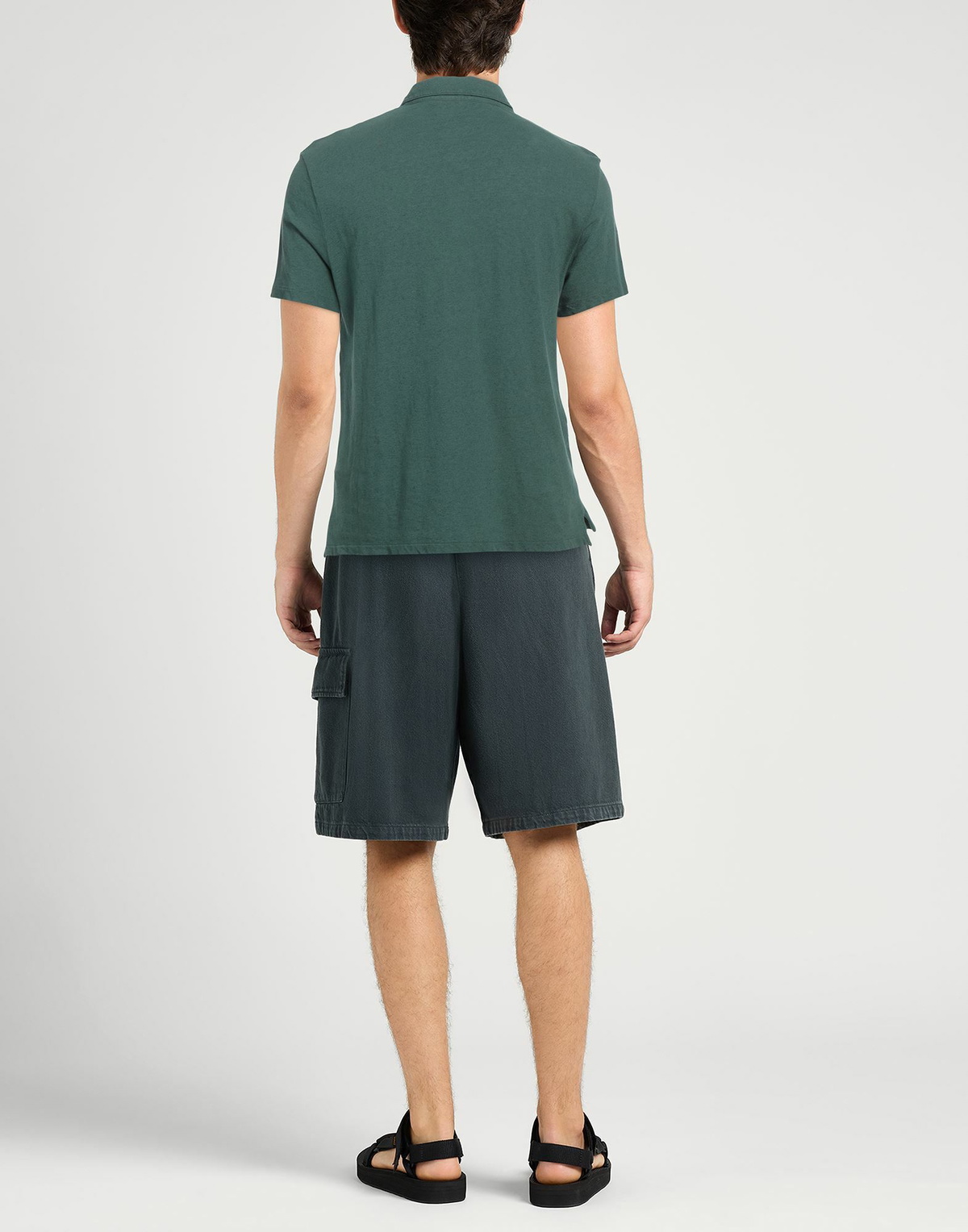 Boglioli Mens Polo shirt in Dark green