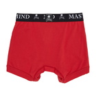 mastermind WORLD Three-Pack Multicolor Logo Boxer Briefs