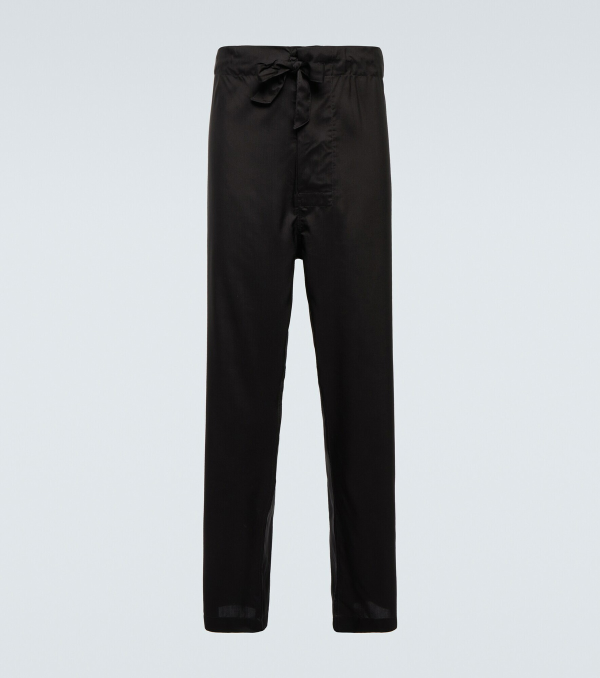 Maison Margiela - Silk poplin pants Maison Margiela