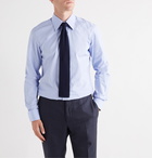 TOM FORD - Slim-Fit Cotton-Poplin Shirt - Blue