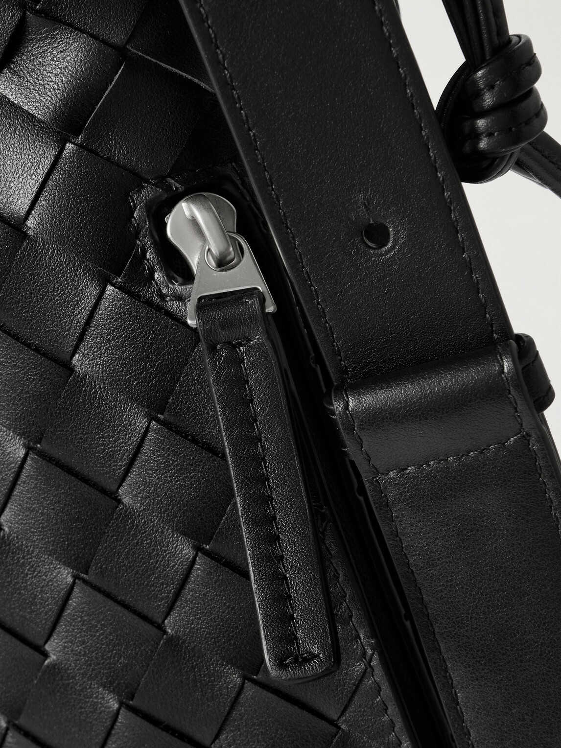Bottega Veneta - Trail Intrecciato Leather Drawstring Backpack