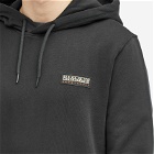 Napapijri Men's Iaato Logo hoodie in Black