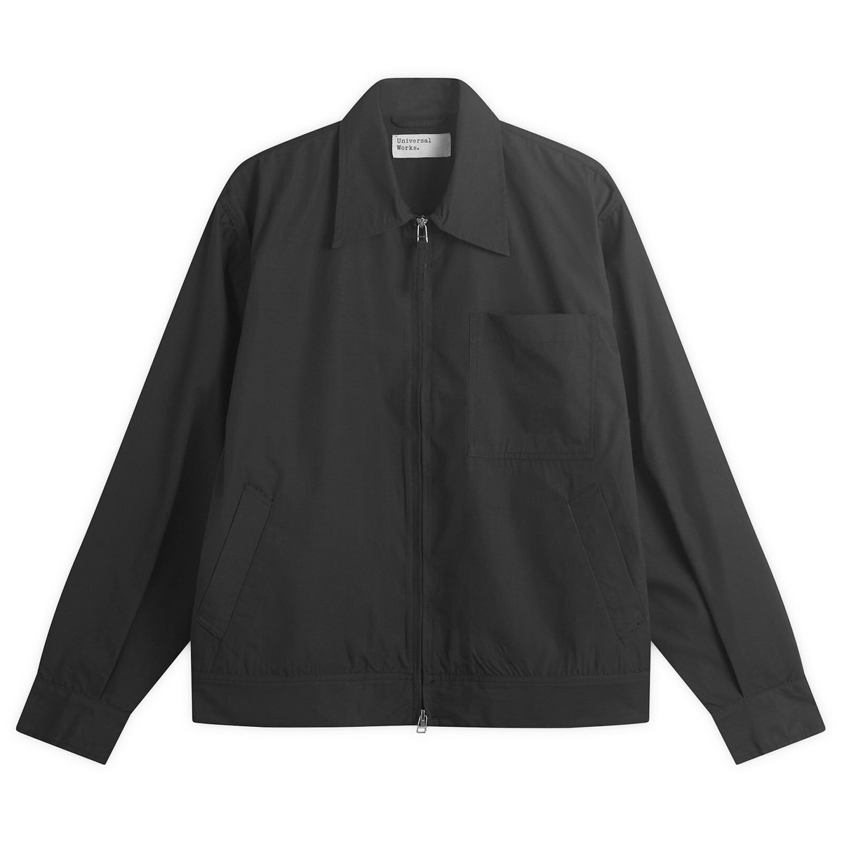 Universal Works Men's Recycled Poly Tech Rose Bowl Jacket in Black