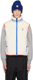Moncler Grenoble White Patch Reversible Vest