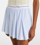 Varley Toyah striped tennis skirt