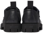 Moschino Black Logo Derbys