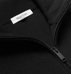 Valentino - Logo-Trimmed Tech-Jersey Track Jacket - Men - Black