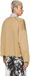 Doublet Brown Oversized Cardigan