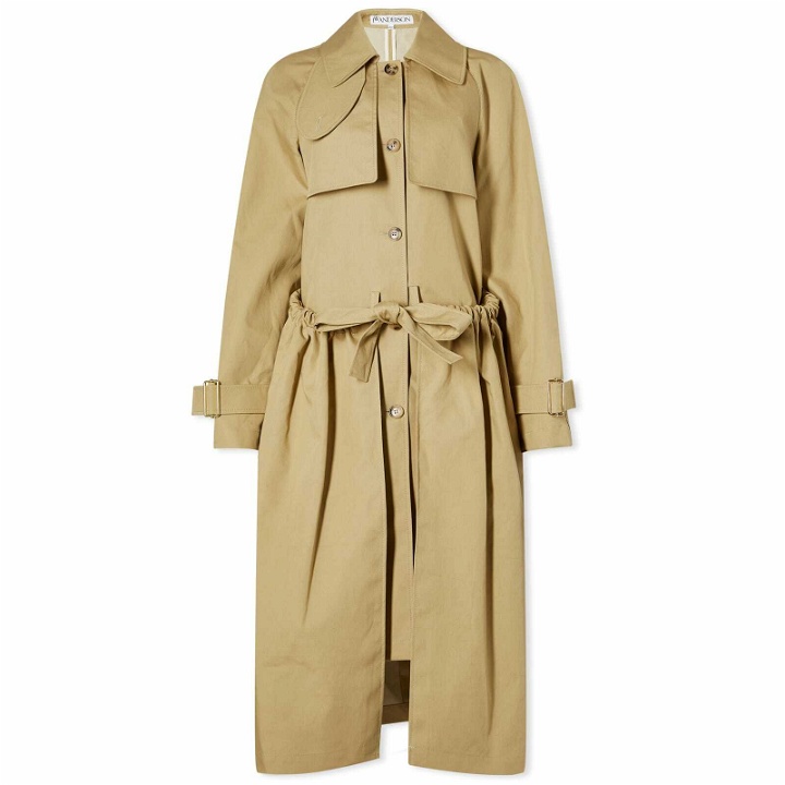 Photo: JW Anderson Women's Gathered Waist Trench Coat in Beige